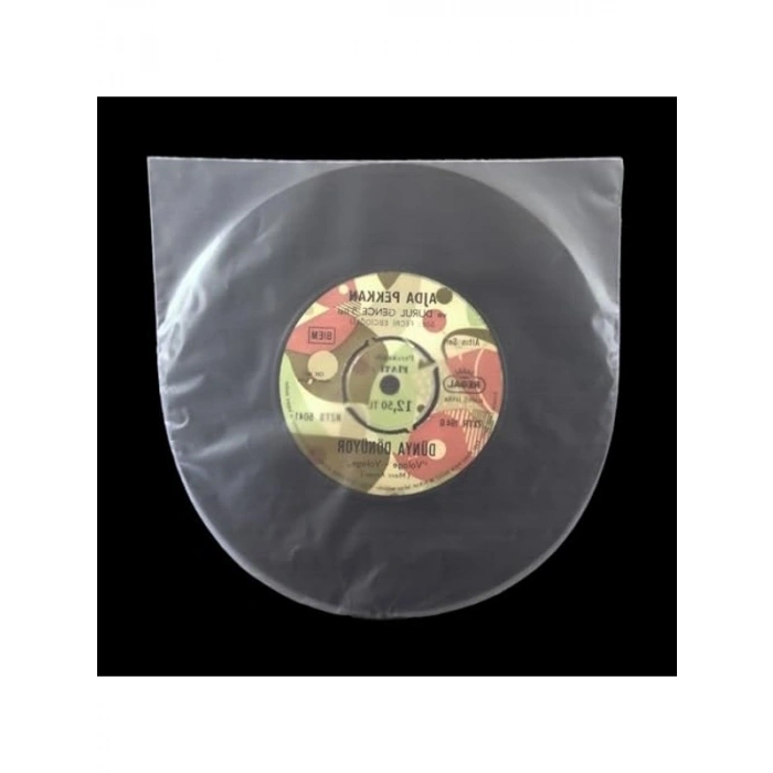 Şeffaf Antistatik Plak Zarfı - 20 Adet, 45lik (7)