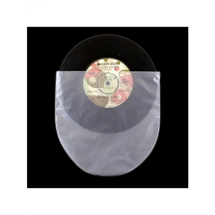 Şeffaf Antistatik Plak Zarfı - 20 Adet, 45lik (7)