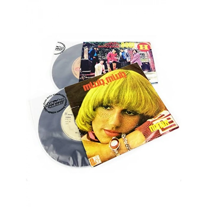 Şeffaf Antistatik Plak Zarfı - 7 Boyutunda, 20 Adet