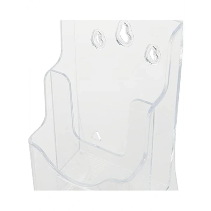 Şeffaf Brosur Standı - 2 Katlı A4 Boyutunda