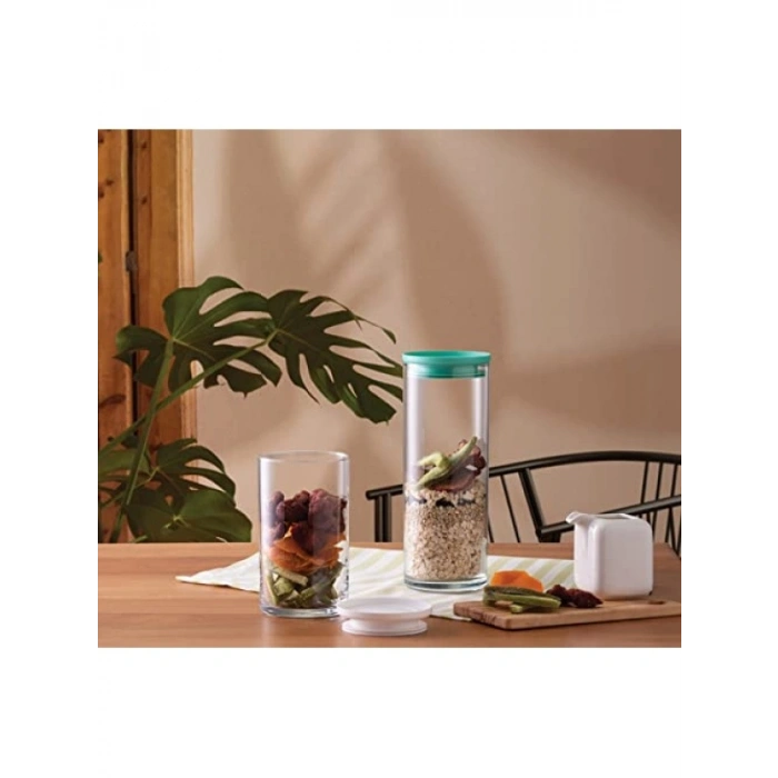 Şeffaf Cam Kavanoz | Plastik Kapaklı | 120 cc Kapasite