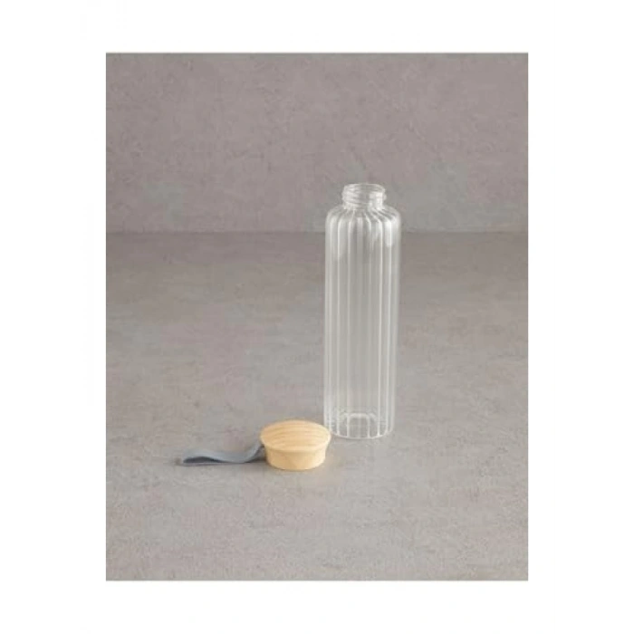 Şeffaf Cam Şişe - 550 ml, Modern Tasarım