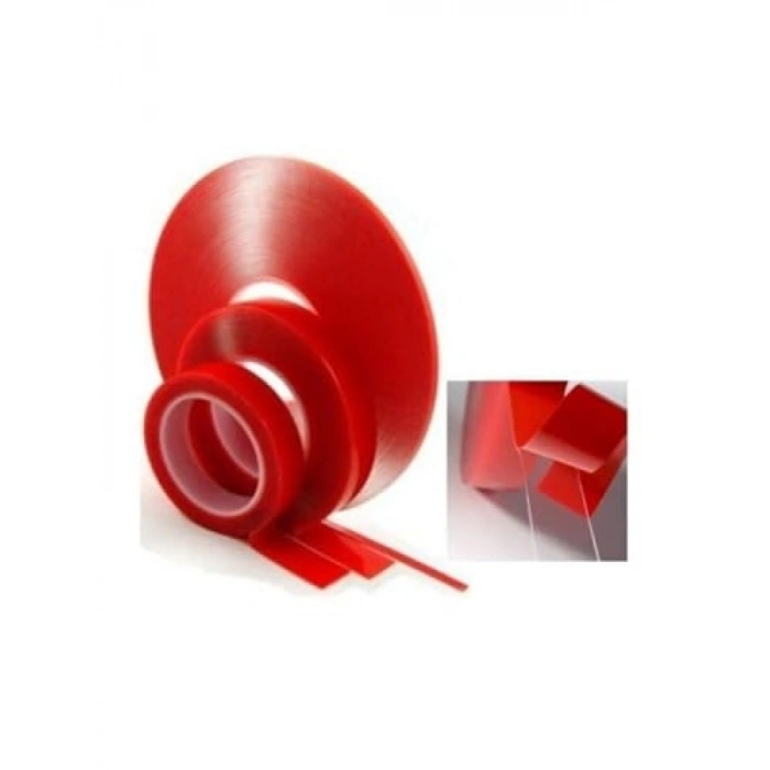 Şeffaf Çift Taraflı Akrilik Bant 15 mm X 10 m