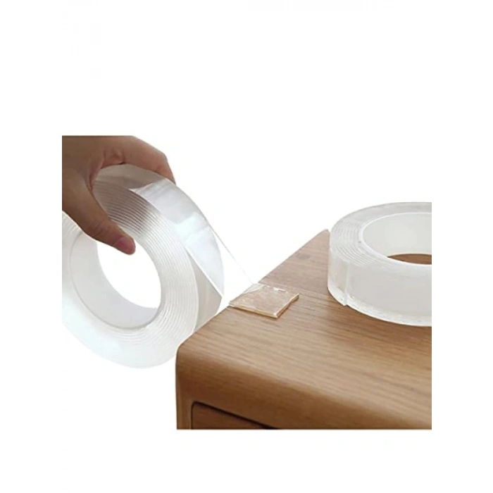 Şeffaf Çift Taraflı Nano Bant - 3 Metre