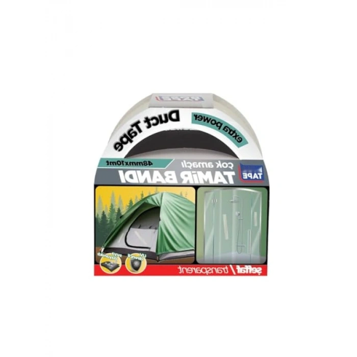 Şeffaf Duct Onarım Bandı 48 mm x 10 m