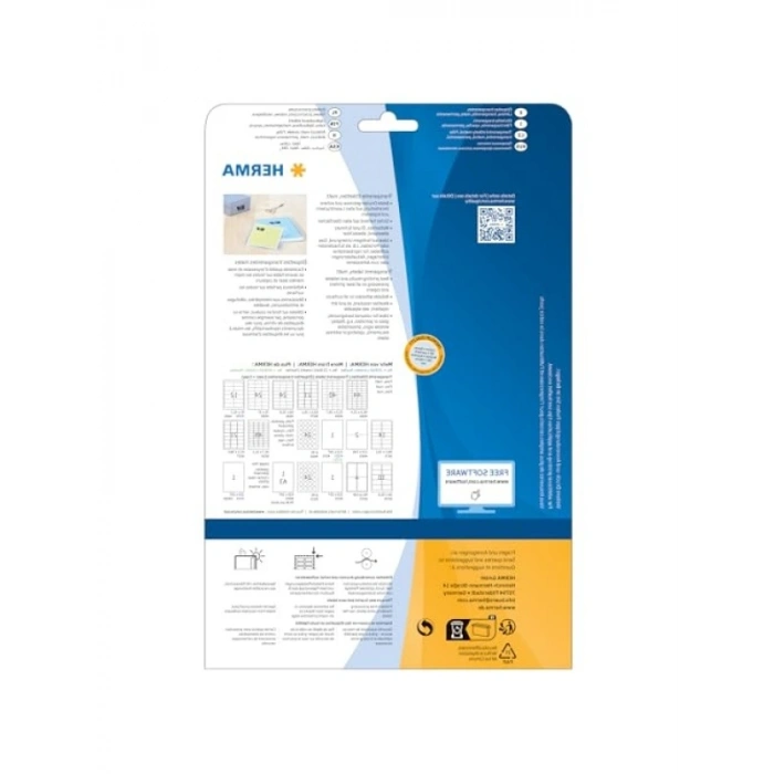 Şeffaf Folyo Etiket Seti, 25 Yaprak