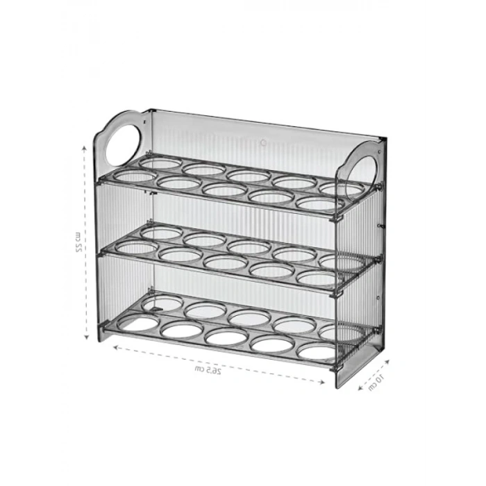 Şeffaf Füme Katlı Yumurtalık