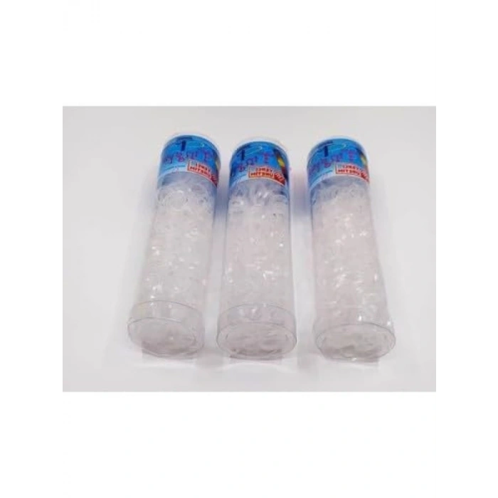 Şeffaf Lastik Toka Seti - 100 Adet