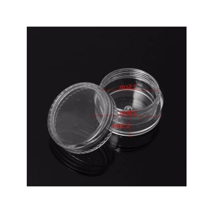 Şeffaf Mini Saklama Kavanoz Seti - 4lü