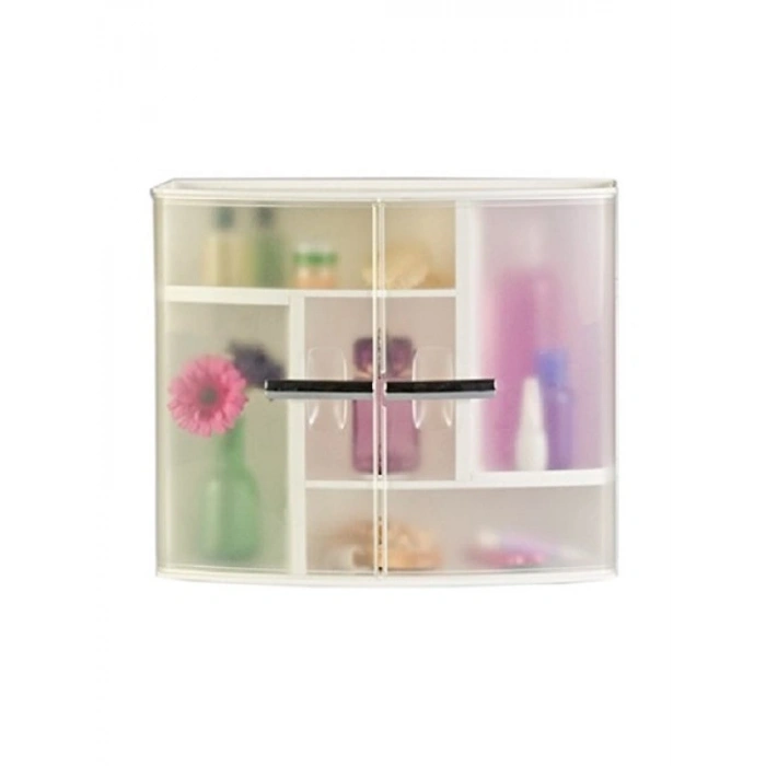 Şeffaf Naturel Banyo Ecza Dolabı