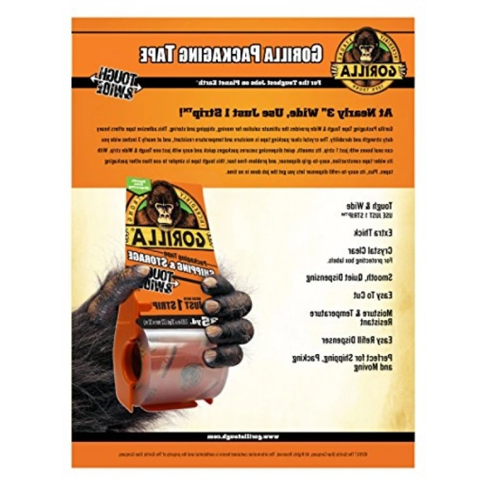 Şeffaf Paketleme Bandı - 7,2 cm x 35 yd