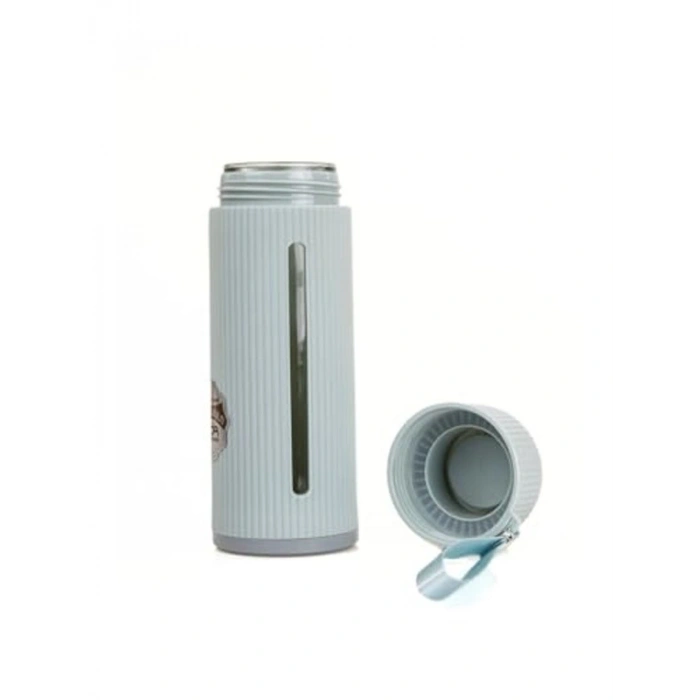 Şeffaf Pencereli Cam Suluk, 500 ML Kapasite