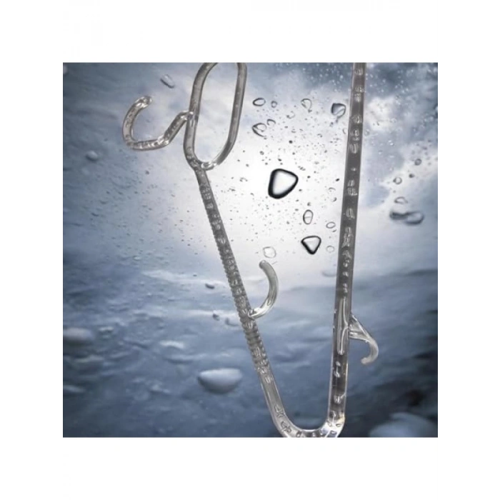 Şeffaf Plastik Askı Seti, 6lı Paket, Dayanıklı