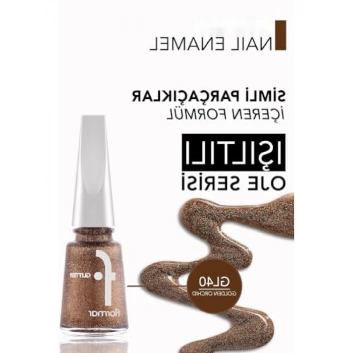 Şeffaf Simli Oje (Altın Orkide)