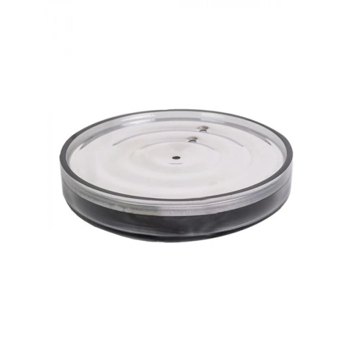 Şeffaf Siyah Dekoratif Katı Sabunluk, Modern Tasarım