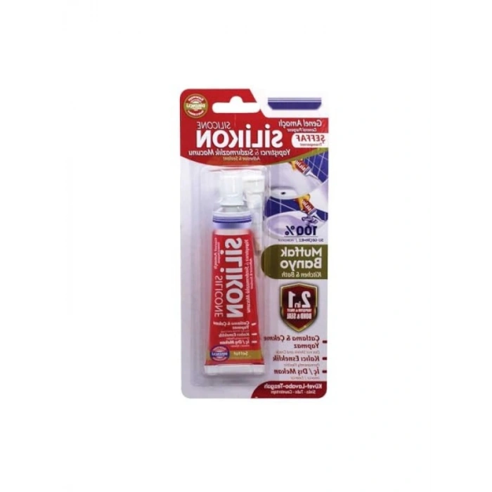 Şeffaf Tüp Silikon - 50g, Suya Dayanıklı