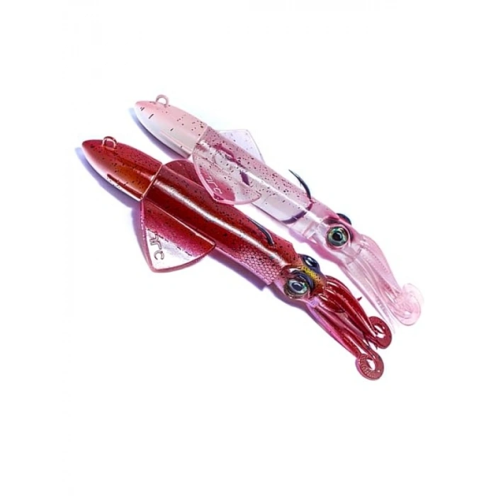 Şeffaf UV Özellikli Silikon Kalamar - 130 gr Kafa, 170mm Vücut