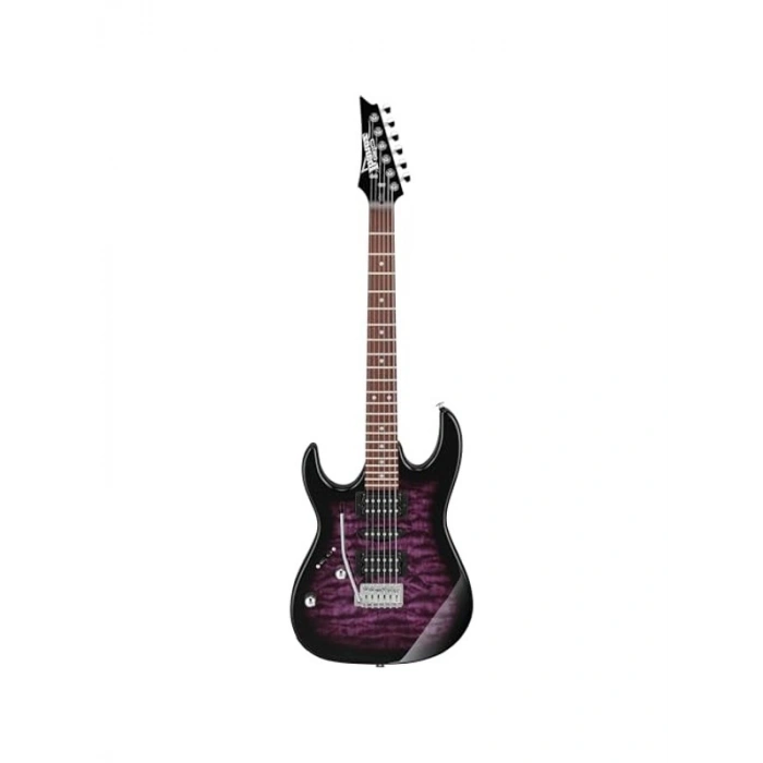 Şeffaf Violet Sunburst Elektro Gitar, Modern Tasarım ile Stil Sahibi