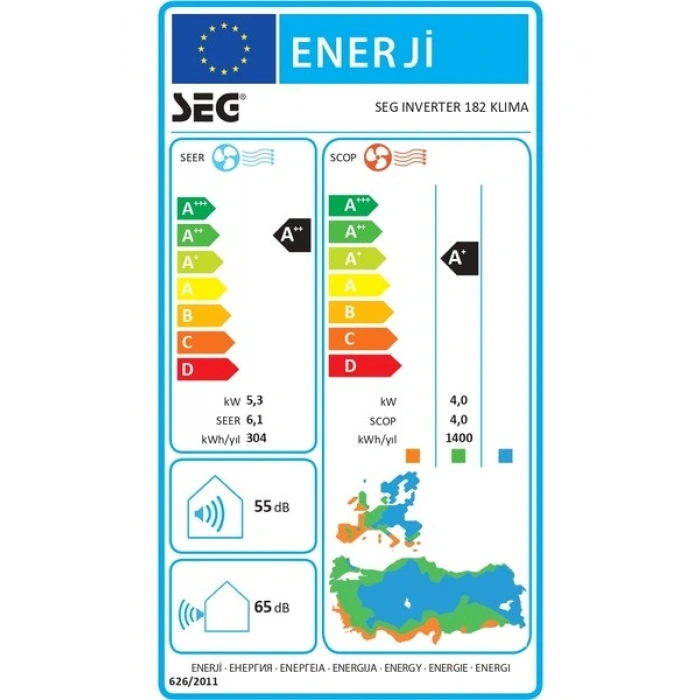 Seg Inverter 182 Klıma