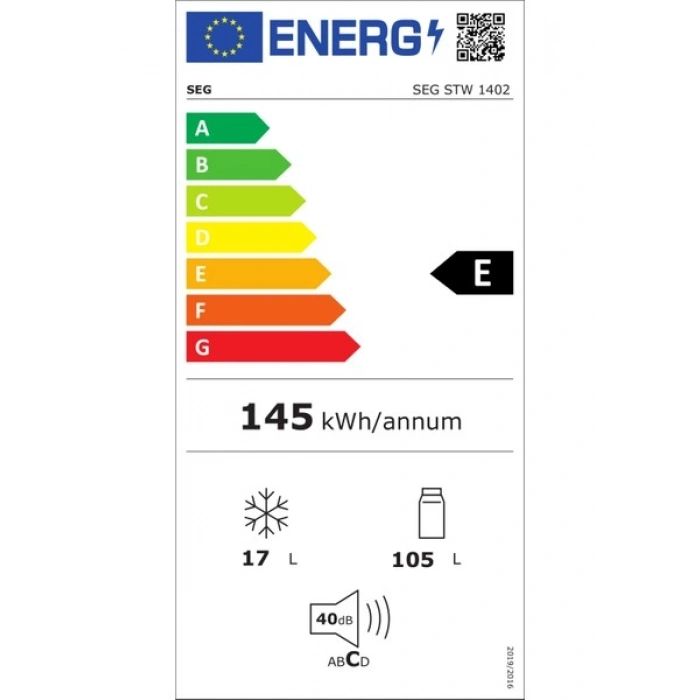 Seg Stw 1402 E Statik Buzdolabı