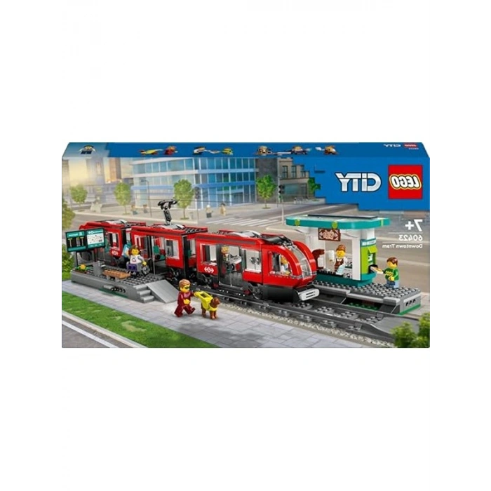 Şehir Merkezi Tramvay İstasyonu Seti, 811 Parça ile Eğlenceli Oyun