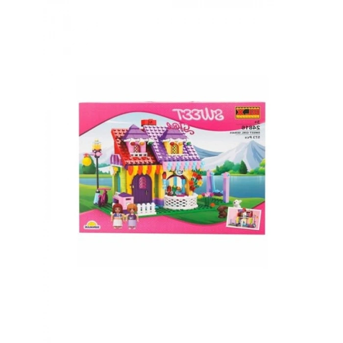 Şeker Ev Temalı 2 Farklı Şekil Seti