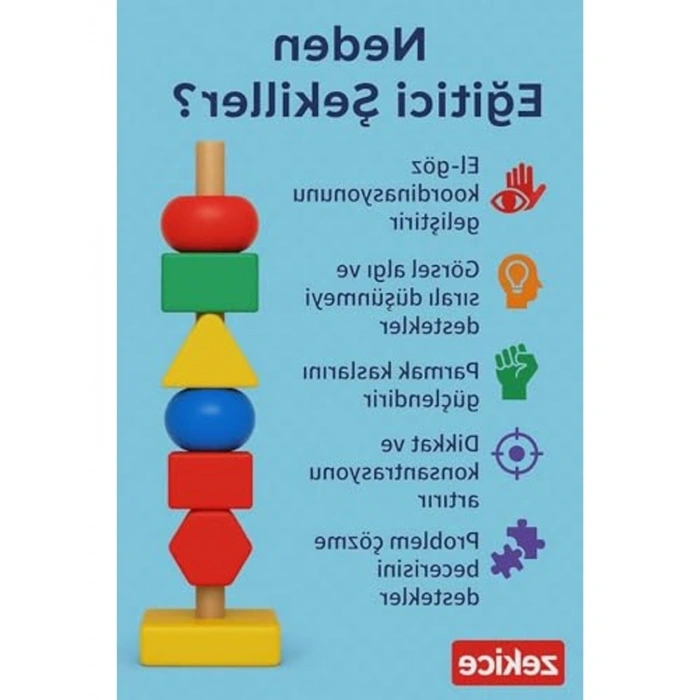 Şekil Dizme Boncuk Seti, Eğitici Bak Diz Boz Oyunu