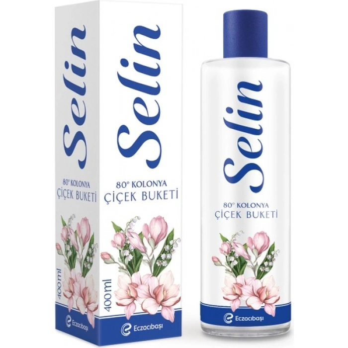 Selin Parfümlü Kolonya Çiçek Buketi Pet 400 ml