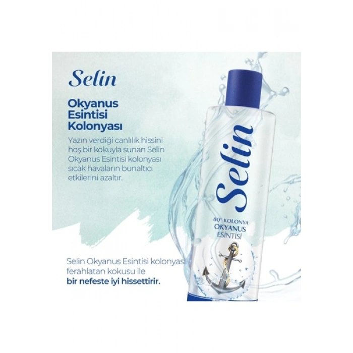Selin Parfümlü Kolonya Okyanus Esintisi Pet 400 ml