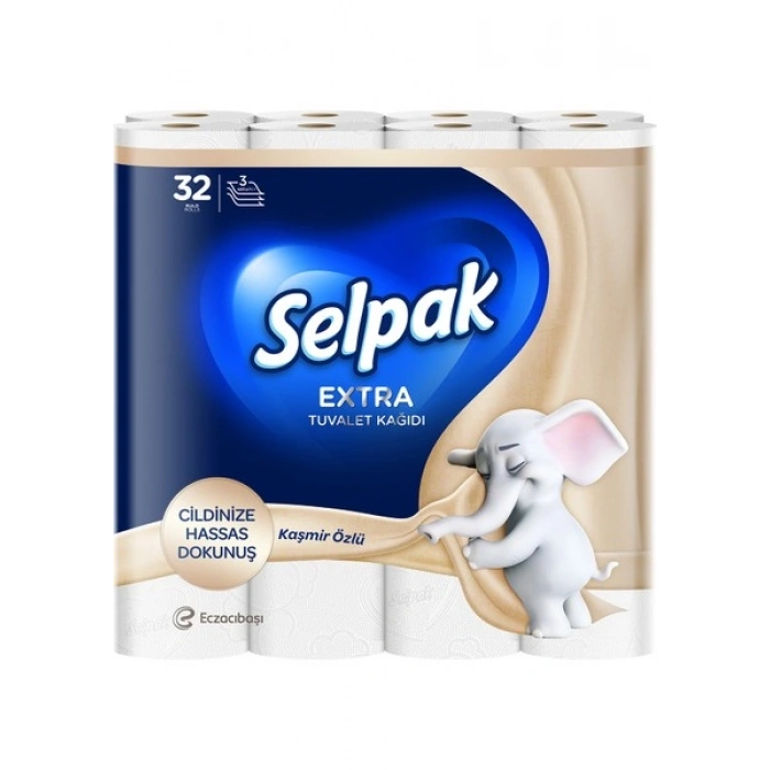 Selpak Extra Kaşmir Özlü 32li Tuvalet Kağıdı