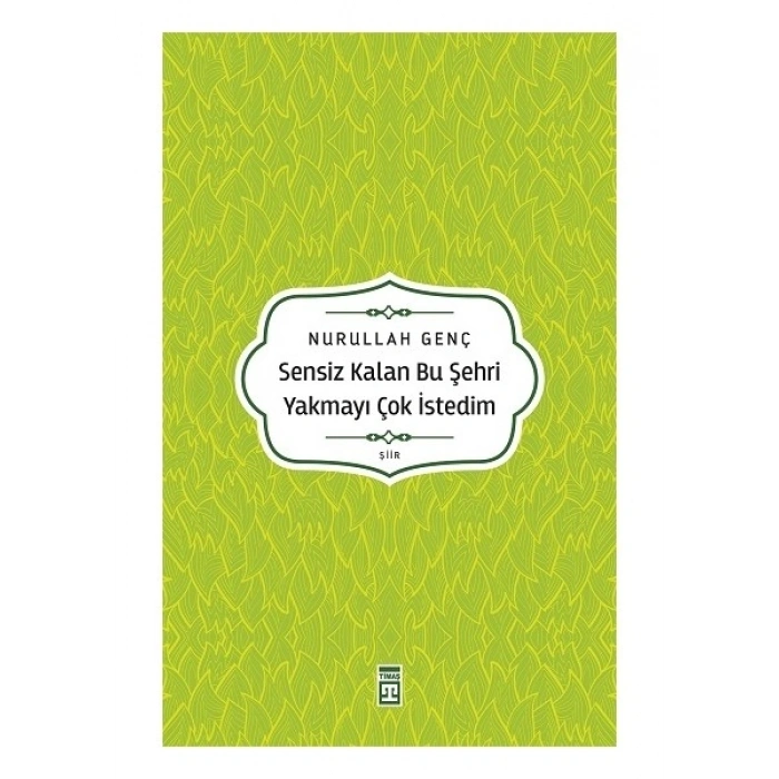 Sensiz Kalan Bu Şehri Yakmayı Çok Istedim - Nurullah Genç