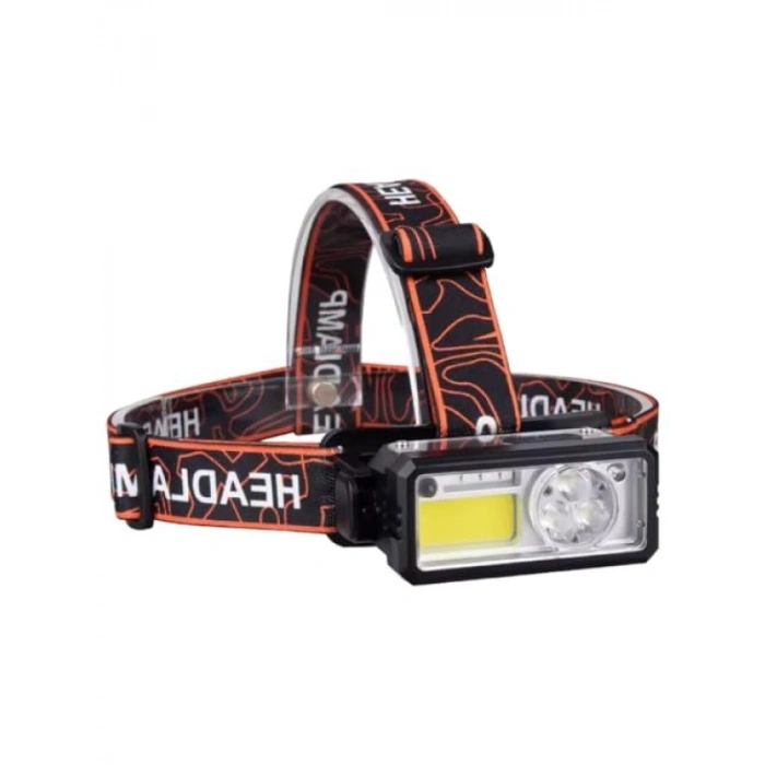 Sensörlü LED Kafa Lambası - 18.650mAh, USB Şarj Edilebilir, Ayarlanabilir Açı