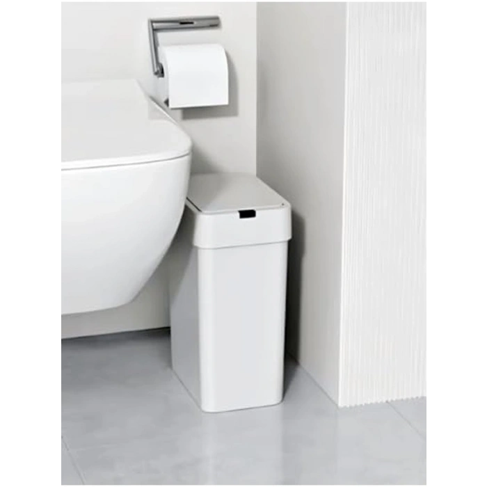 Sensörlü Otomatik Çöp Kovası 9 Lt ve Deterjan Hazneli Klozet Fırçası