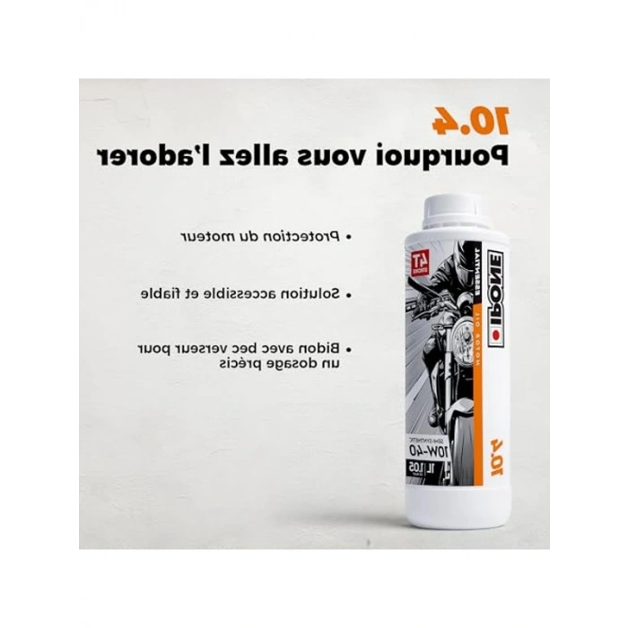 Sentetik Motosiklet Yağı - 10W40 1L Kapasite