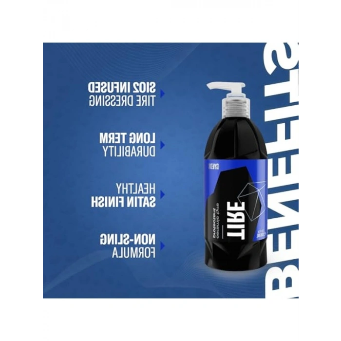 Seramik Bazlı Lastik Parlatıcı Jel - 500 ml Pompalı