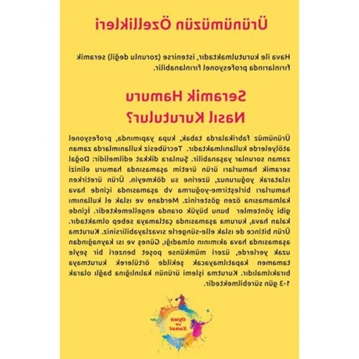 Seramik Hamuru Başlangıç Seti, 4-6lı Boya Takımı