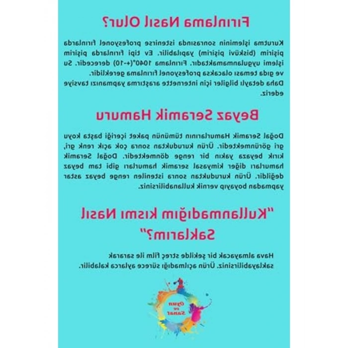 Seramik Hamuru Başlangıç Seti, 4-6lı Boya Takımı