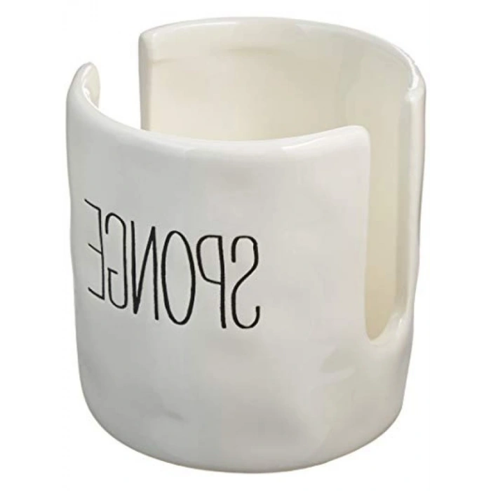 Seramik Mutfak Tabağı Sünger Tutucu - 8,9 cm x 7,6 cm