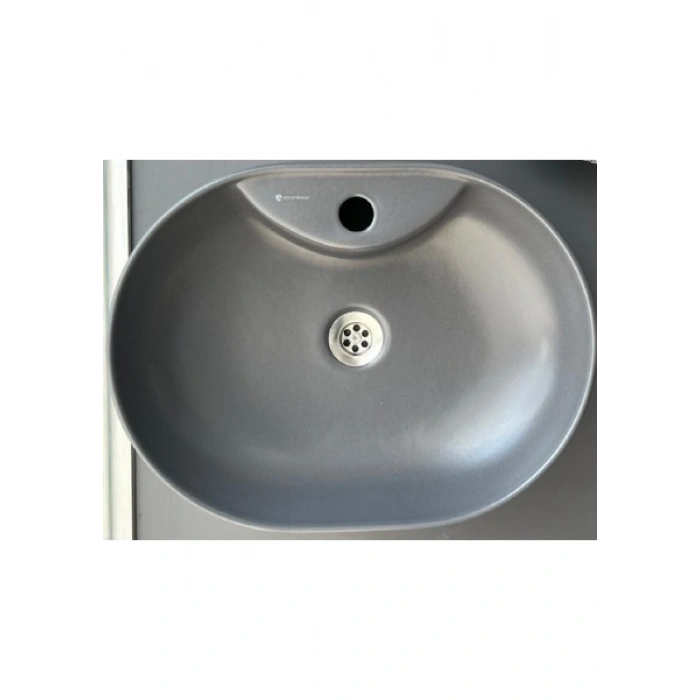 Seramiksan Alto Lavabo Mat Antrasit 50 cm
