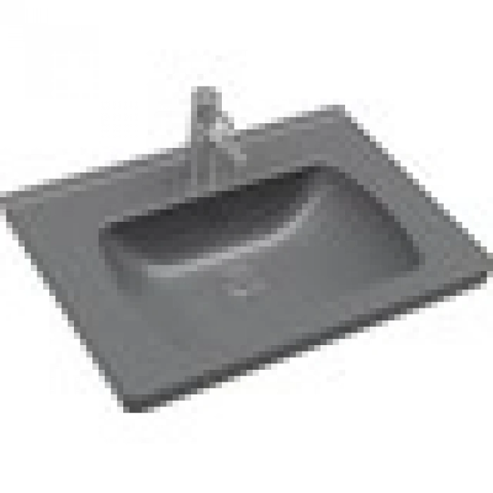 Seramiksan Saturn Mat Antrasit Etajer Uyumlu Lavabo 60 cm A142011K