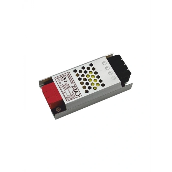 Şerit Led Trafosu, 12V Slim Kasa ile Kamera ve Şerit Led Uyumlu Güç Kaynağı