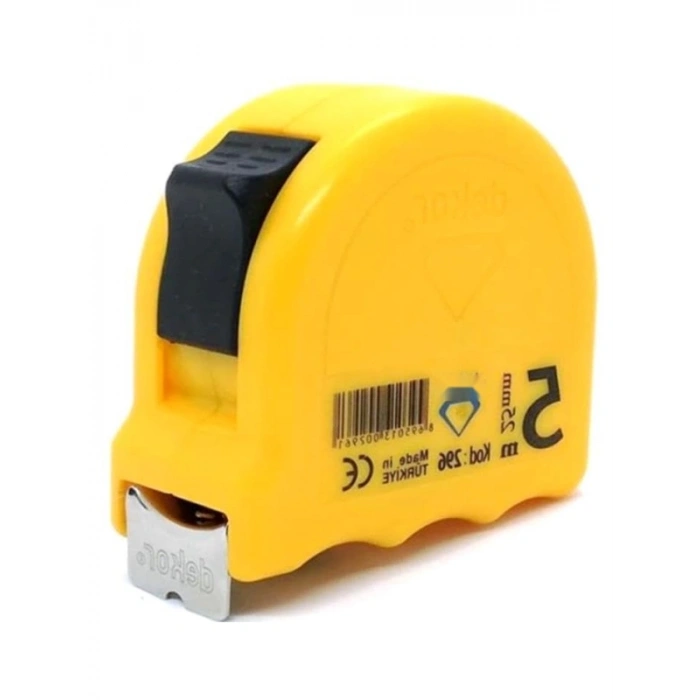 Şerit Metre 5x25mm Sarı 10 Metre