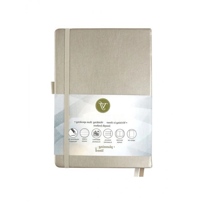 Sert Kapak Planlayıcı Defter - 14x20 cm, 96 Yaprak