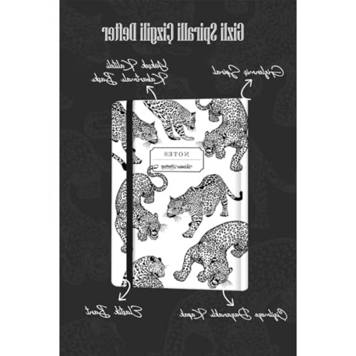 Sert Kapaklı Çizgili Defter - 192 Sayfa, 17x24 cm