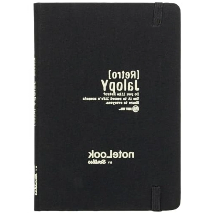 Sert Kapaklı Çizgili Defter, A6, Beyaz, 100 Yaprak