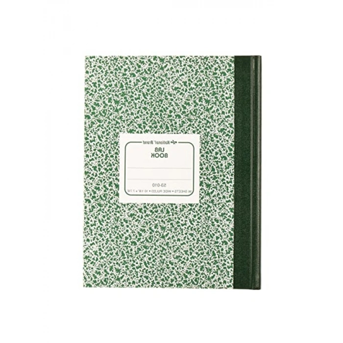 Sert Kapaklı Laboratuvar Defteri - 96 Sayfa