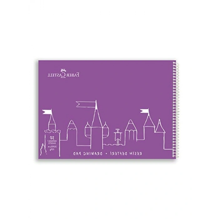 Sert Kapaklı Resim Defteri, 25x35 cm Boyutunda 30 Yaprak ve Çevre Dostu Kağıt