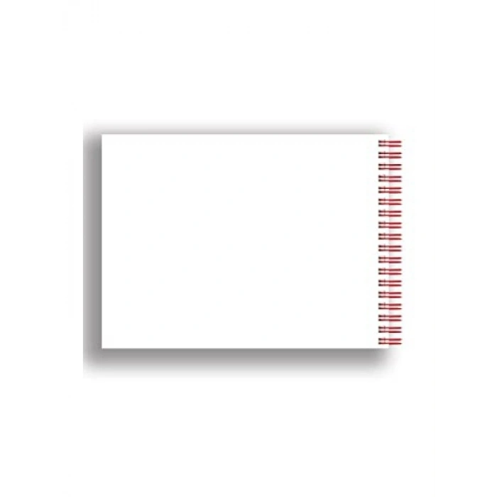 Sert Kapaklı Spiralli Çizim Eskiz Defteri 120 gr, 20x27 cm, 96 Sayfa