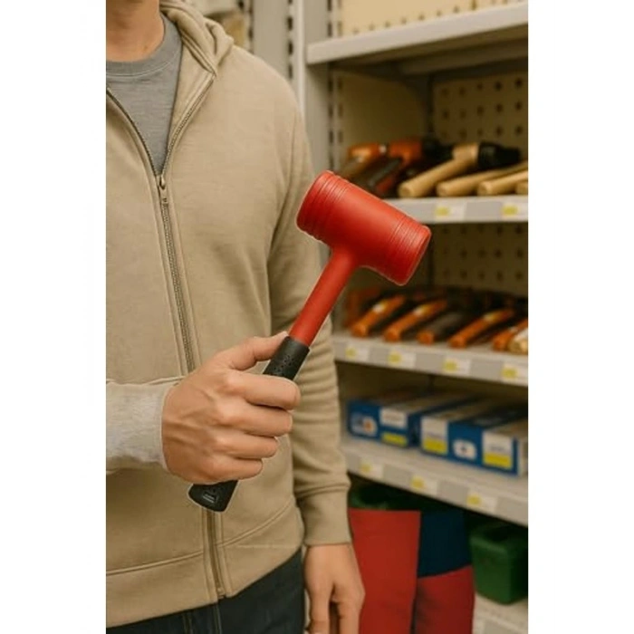Sert Plastik Başlıklı İz Bırakmaz Lastik Tokmak, Ergonomik Tasarım
