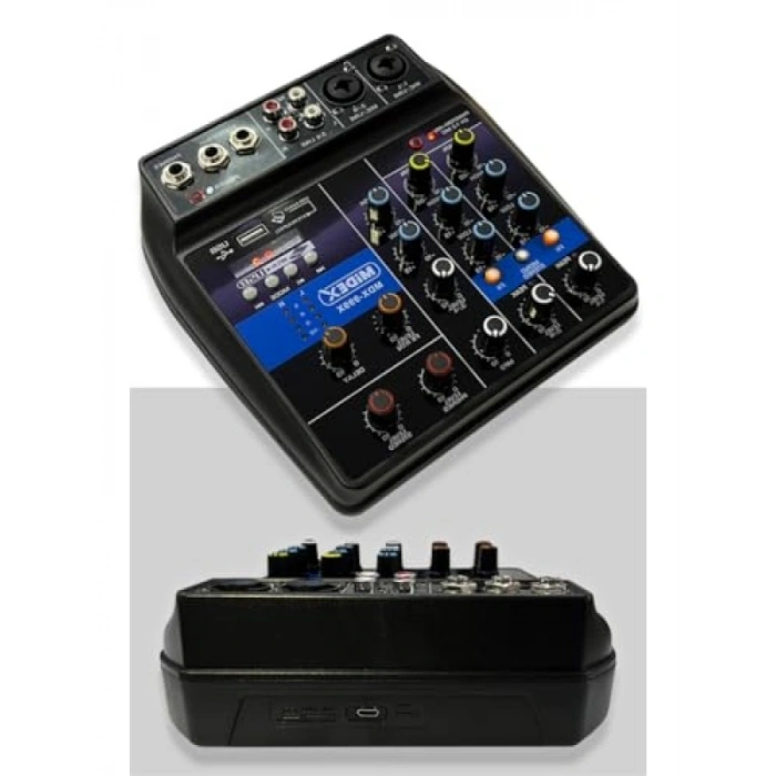 Ses Kartlı Mikser, Midi Klavye ve BM800 Mikrofon ile Stüdyo Ekipmanları Seti